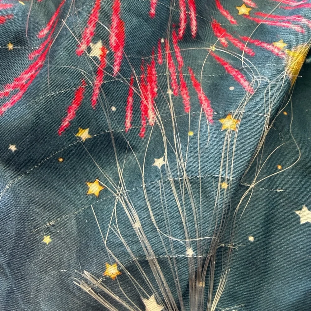 Unique Vintage Disney Fireworks Castle 1950s Full Skirt 2X Rare NWT - Picture 14 of 16